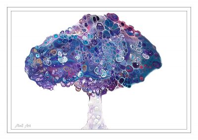 Magic Mushroom Tree - Digital Image